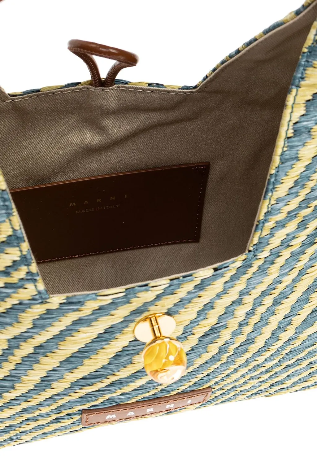 Marni Woven Top Handle Tote Bag