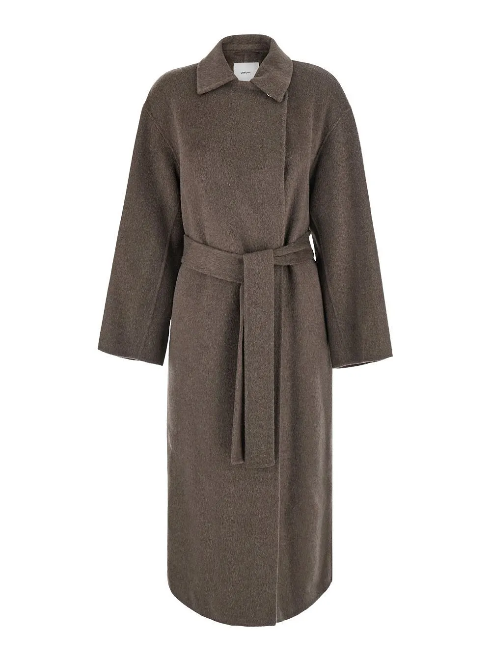 Mauro Grifoni Belted Long Coat