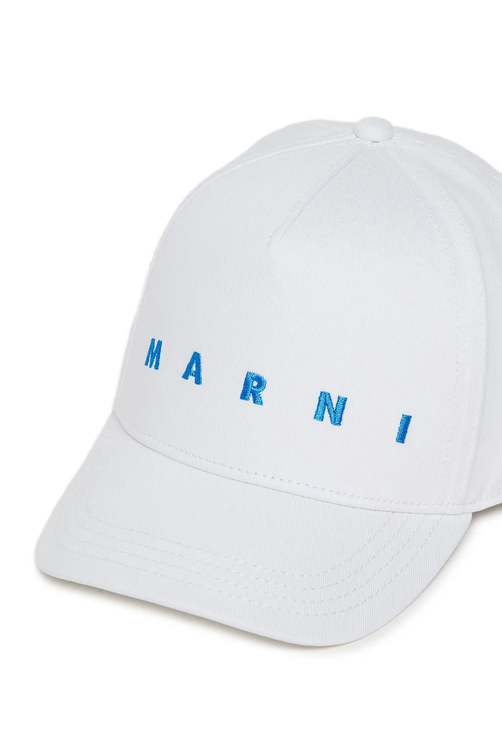 Marni Kids Logo Embroidered Baseball Cap