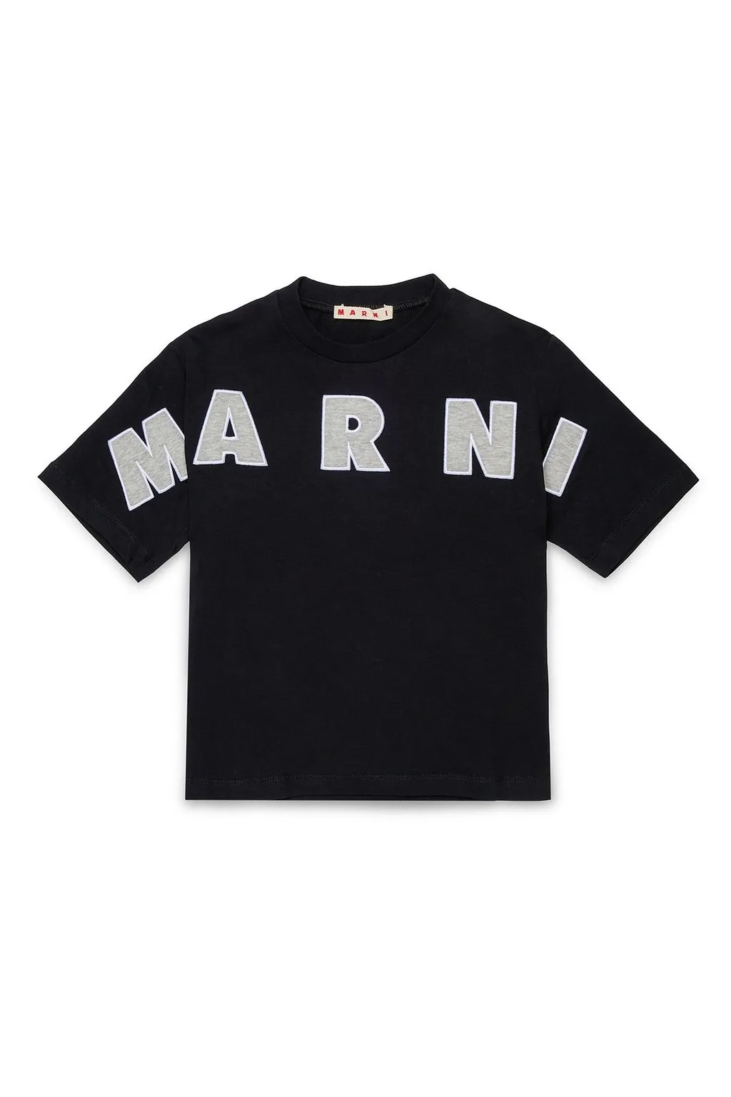 Marni Kids Logo Embroidered Crewneck T-Shirt