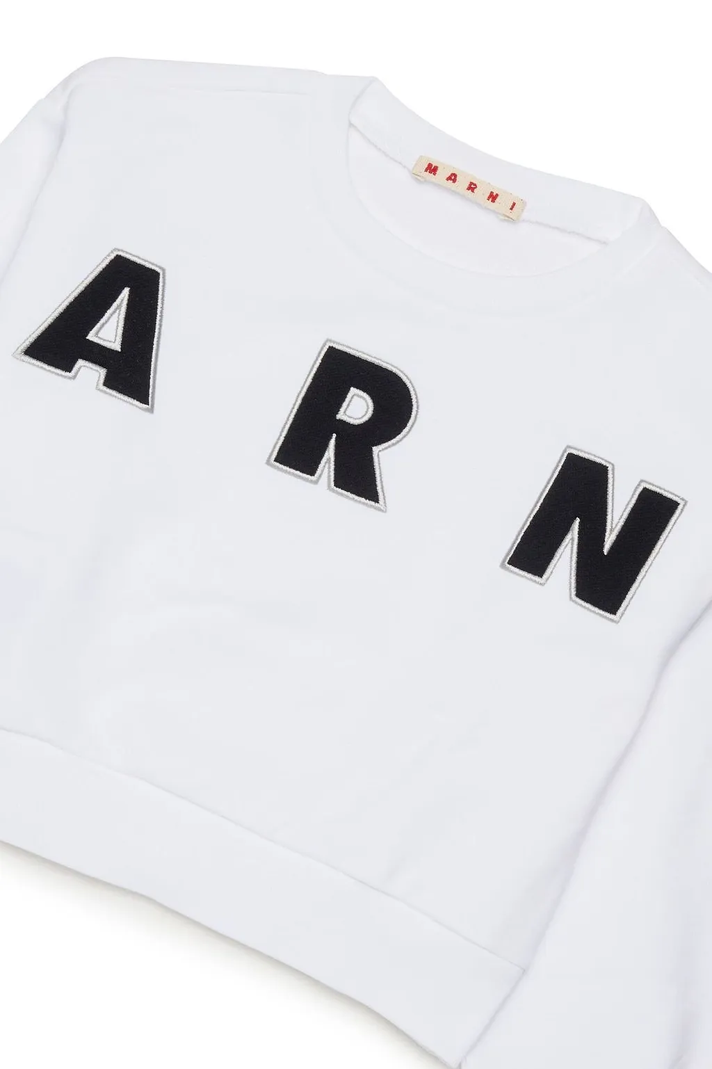 Marni Kids Logo Embroidered Crewneck Sweatshirt