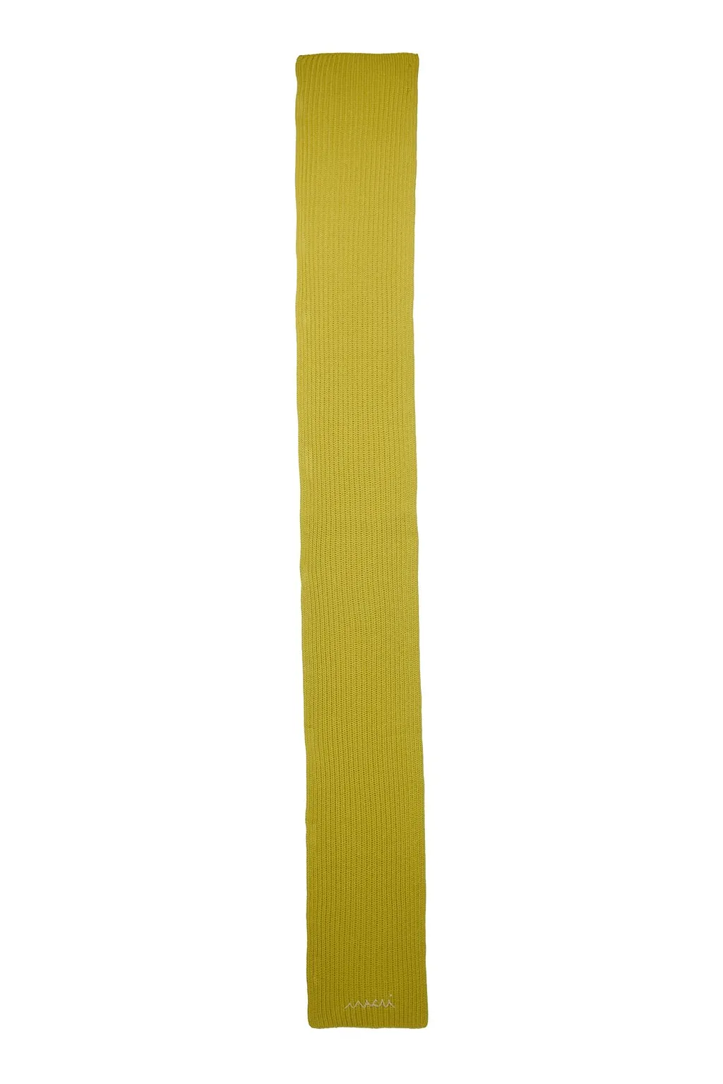 Marni Kids Logo Embroidered Knit Scarf