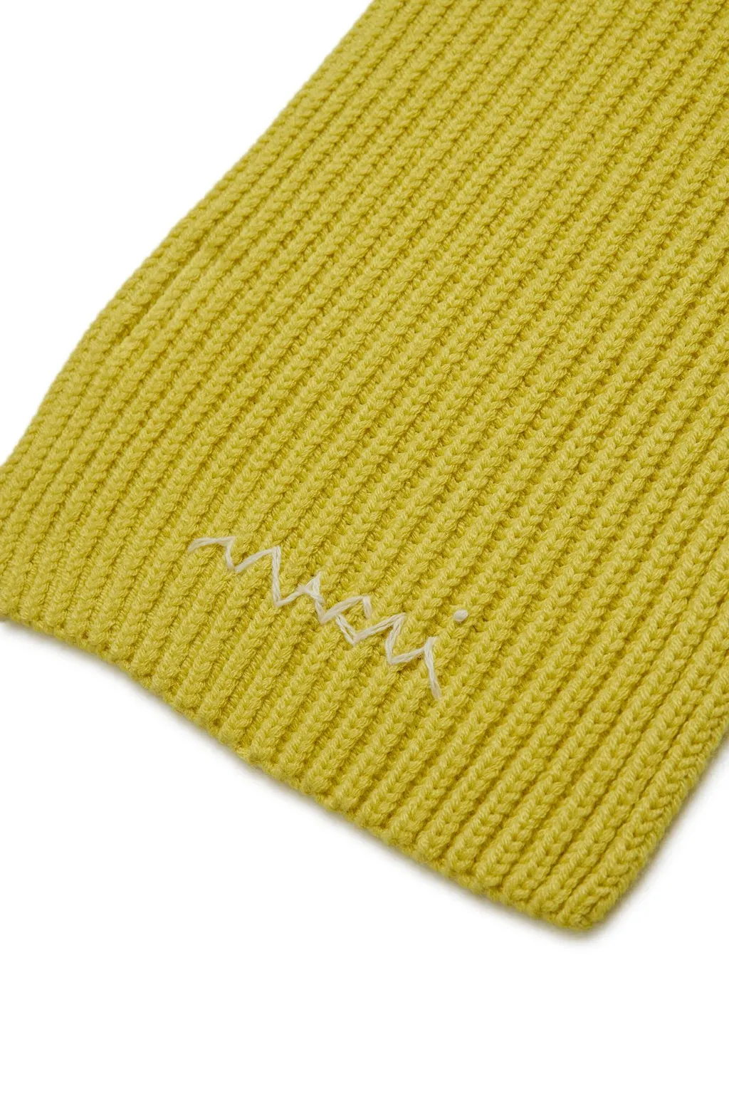 Marni Kids Logo Embroidered Knit Scarf