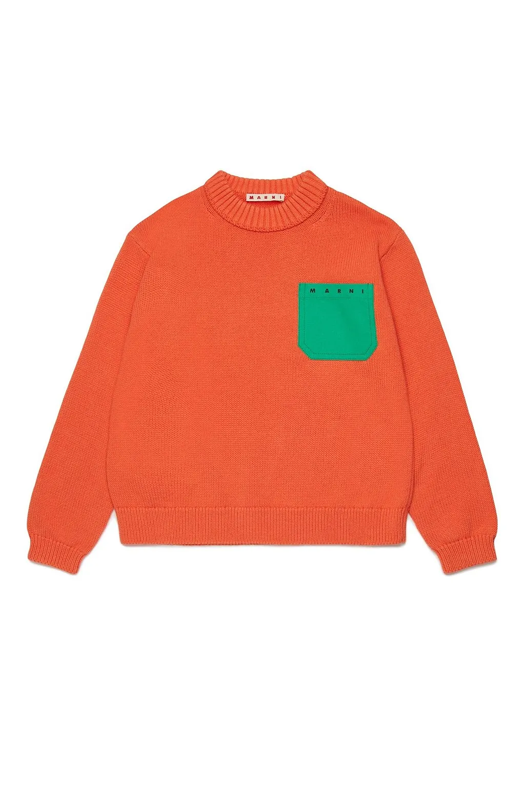 Logo Embroidered Knitted Jumper