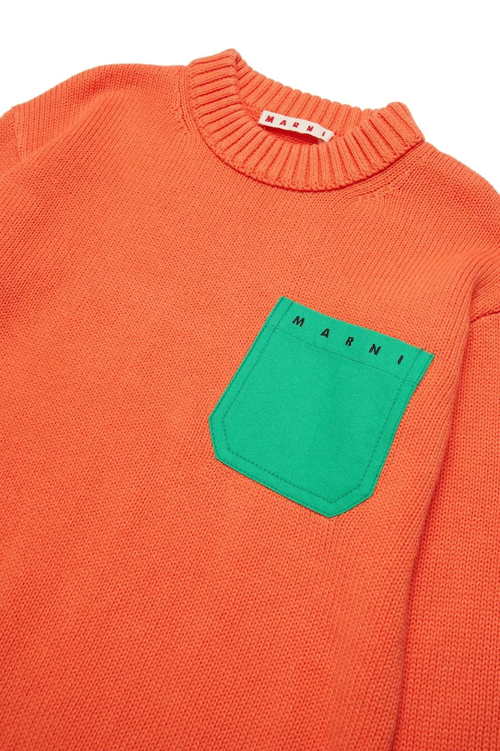 Logo Embroidered Knitted Jumper