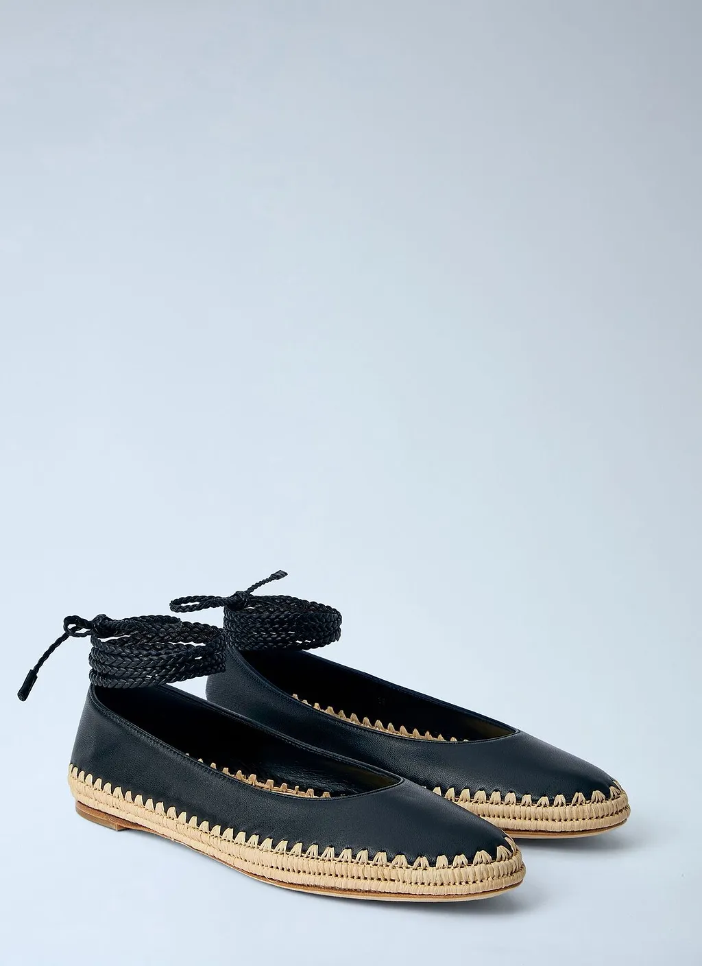 Max Mara Braided Ankle Espadrilles