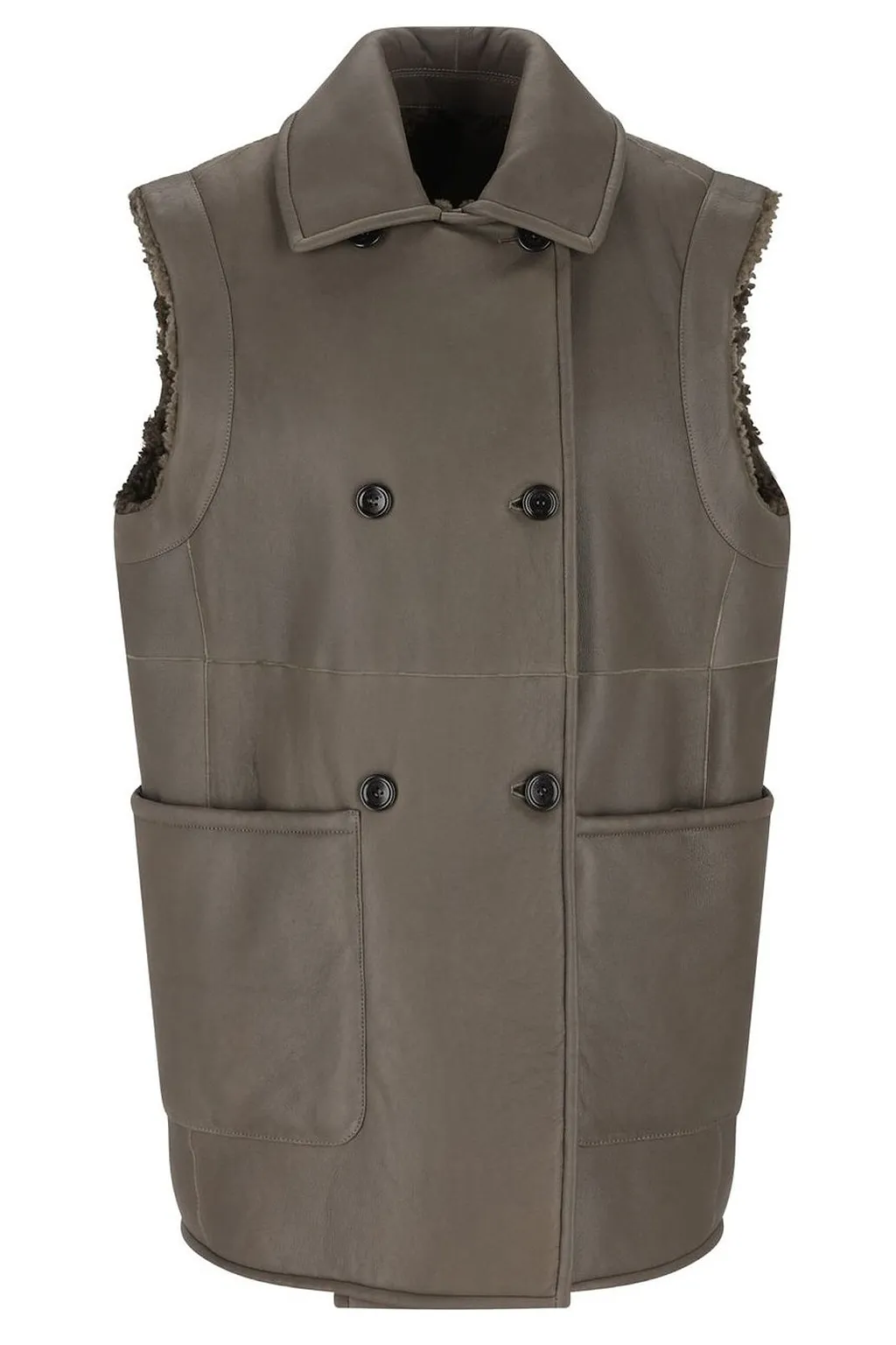 Max Mara Double-Breasted Gilet