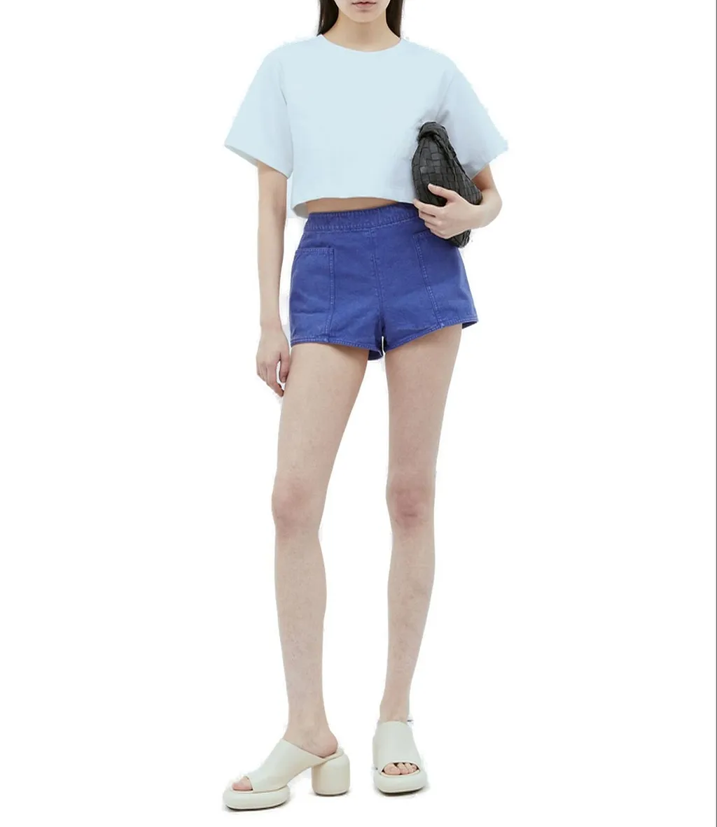 Max Mara Low-Rise Denim Shorts