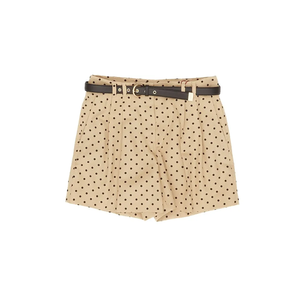 Max Mara Studio Novella Polka Dot Printed Shorts