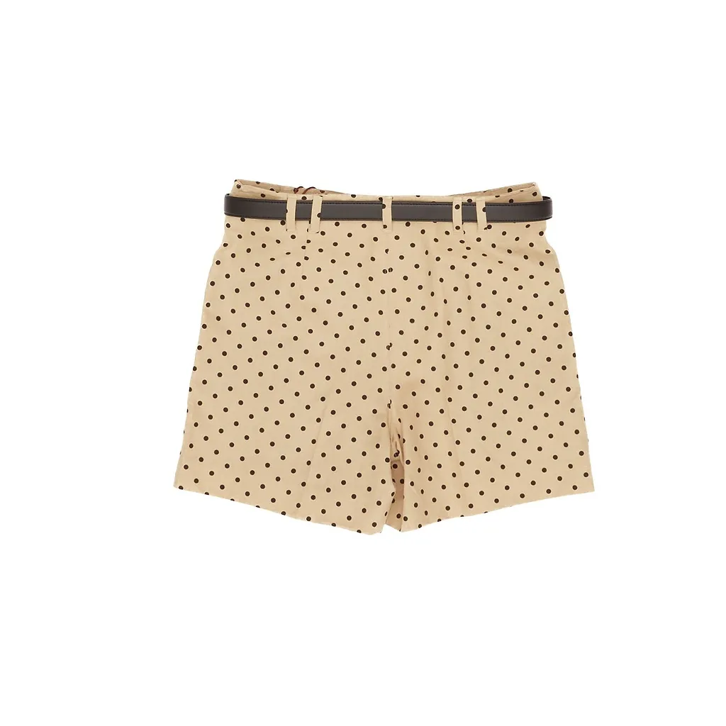 Max Mara Studio Novella Polka Dot Printed Shorts