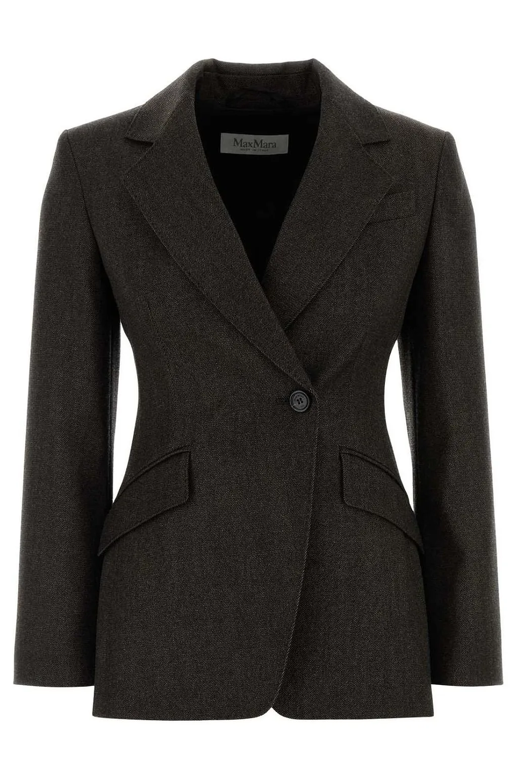 Max Mara Single-Breasted Buttoned Blazer