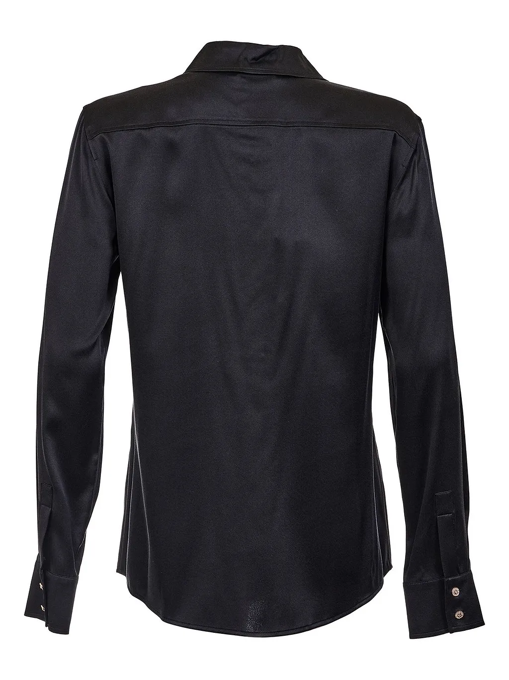 Max Mara Studio Satin Long-Sleeve Top