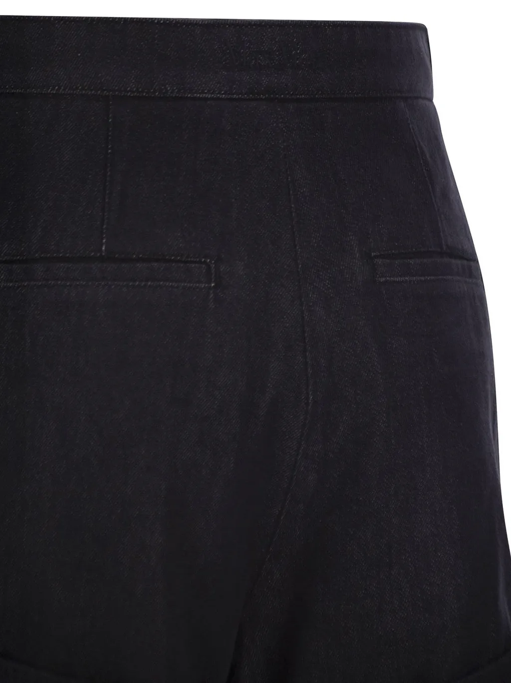 Max Mara Mxmcalca Turn-Up Hem Denim Shorts