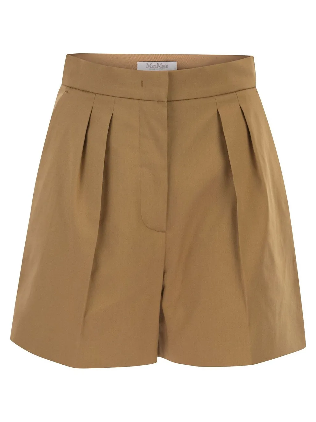 Max Mara Tabacco Pleated Shorts