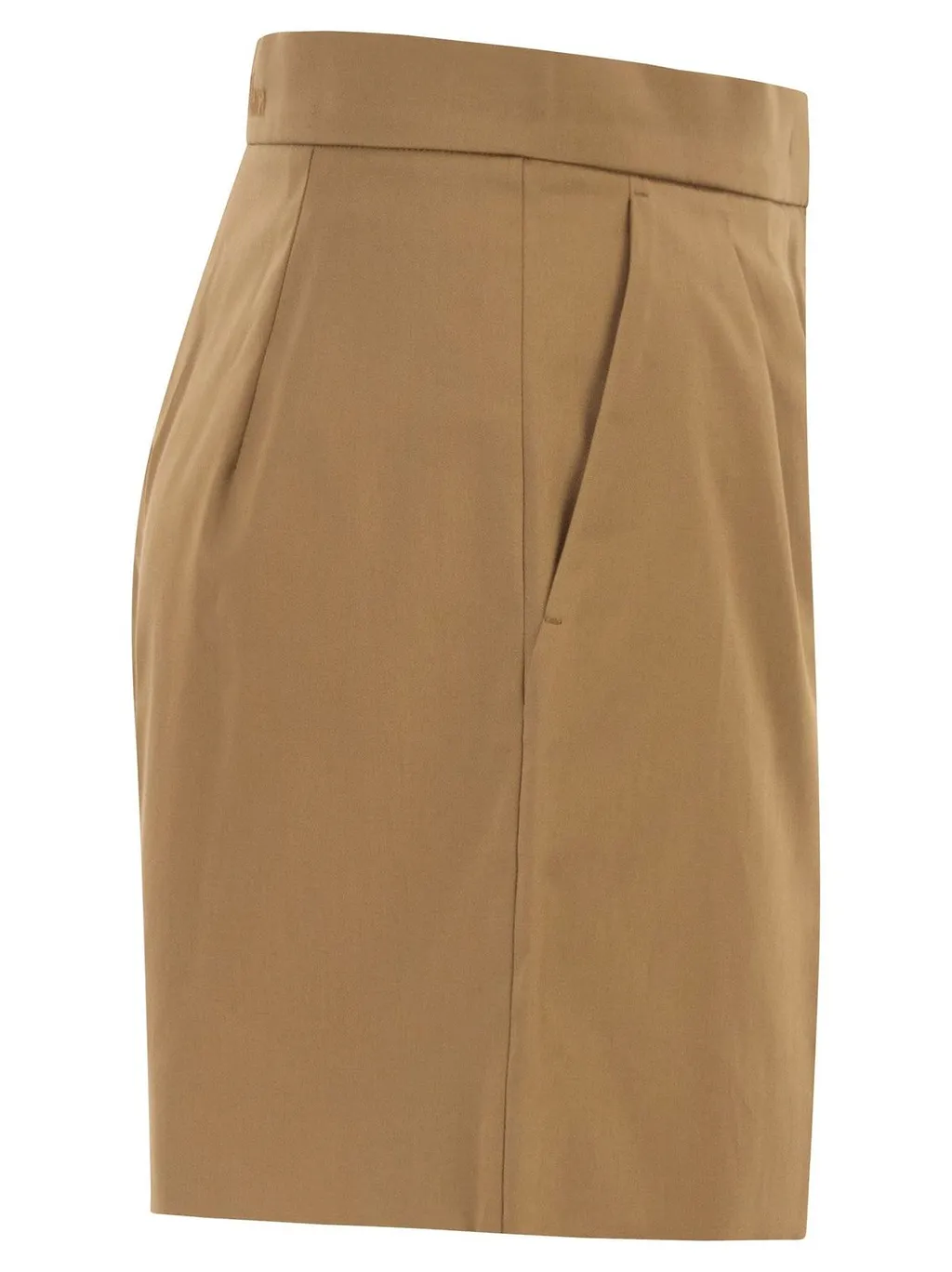 Max Mara Tabacco Pleated Shorts