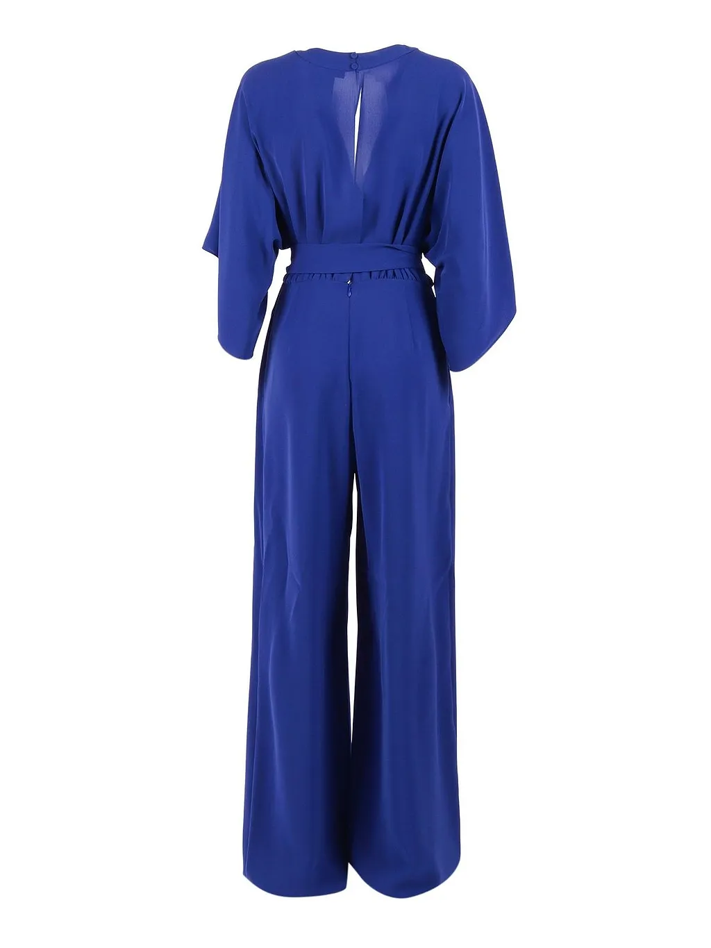 Max Mara Studio Mseode V-Neck Cady Jumpsuit