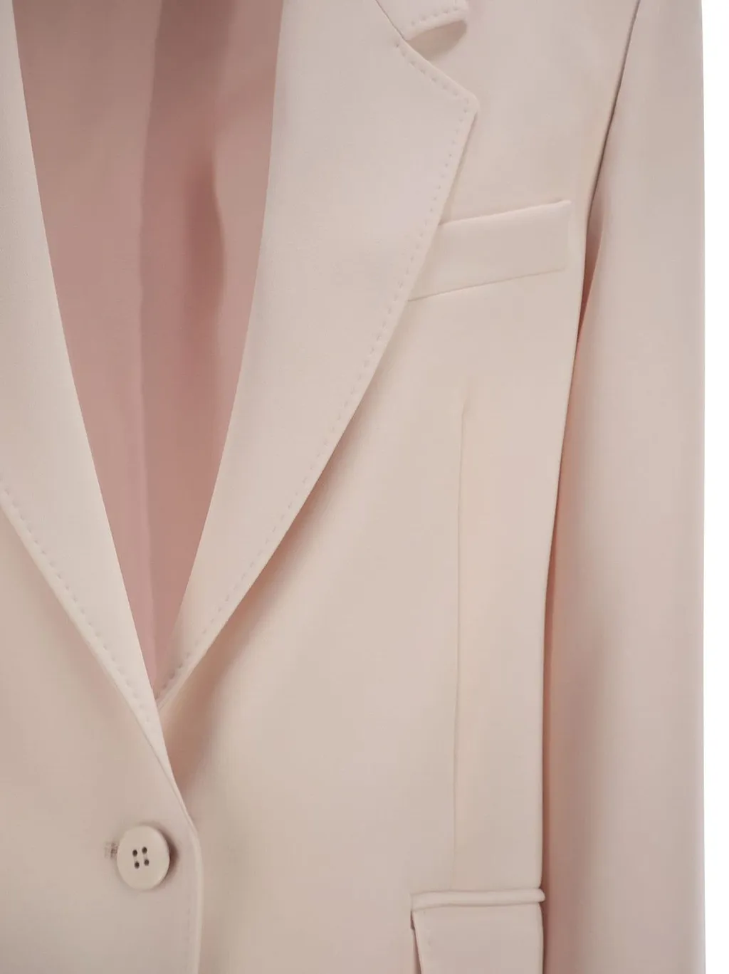 Max Mara Studio Bosco Single-Breasted Cady Blazer