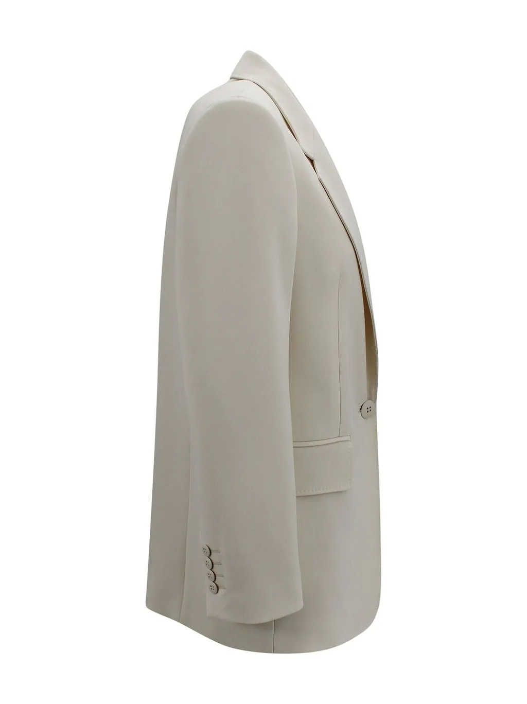 Bosco Single-Breasted Cady Blazer