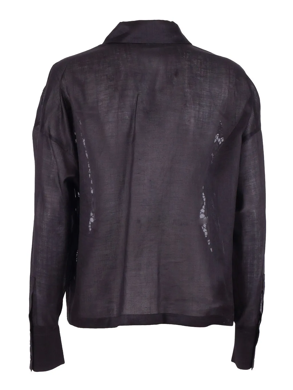 Max Mara Studio Cali Embroidered-Long Sleeved Shirt