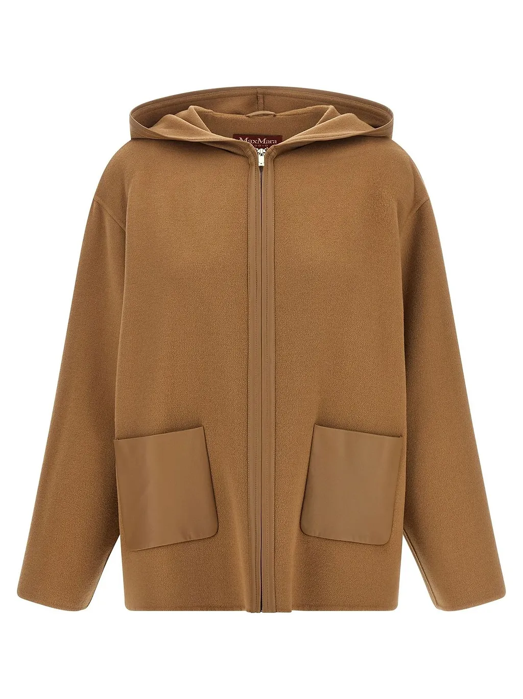 Max Mara Studio Drop Shoulder Hooded Coat