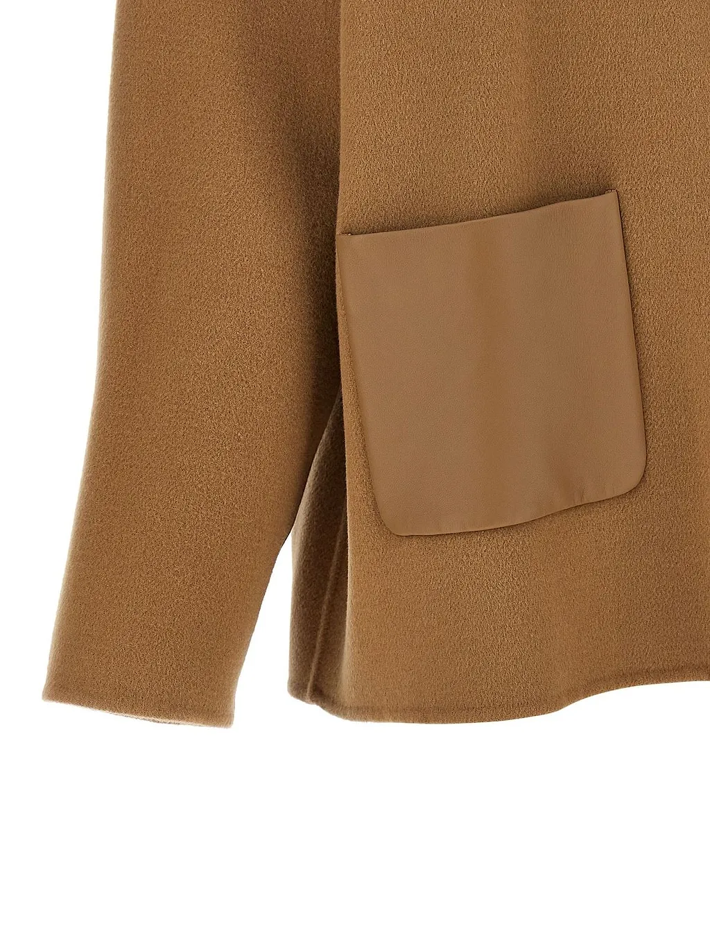 Max Mara Studio Drop Shoulder Hooded Coat