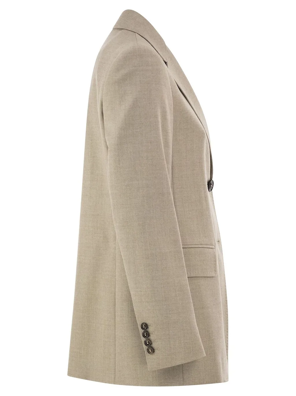 Max Mara Studio Mstedito Single Breasted Blazer