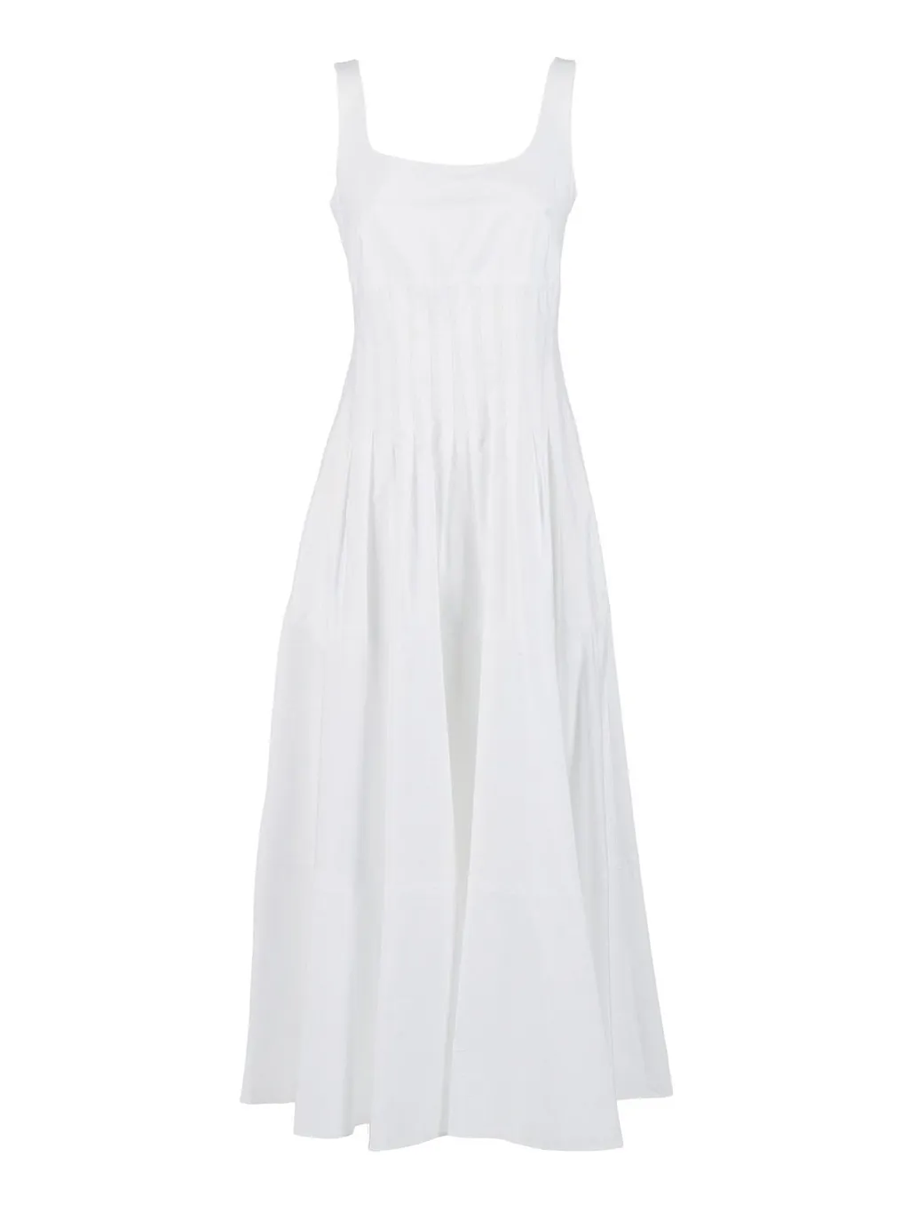 Max Mara Studio Feltre Structured Bodice Midi Dress