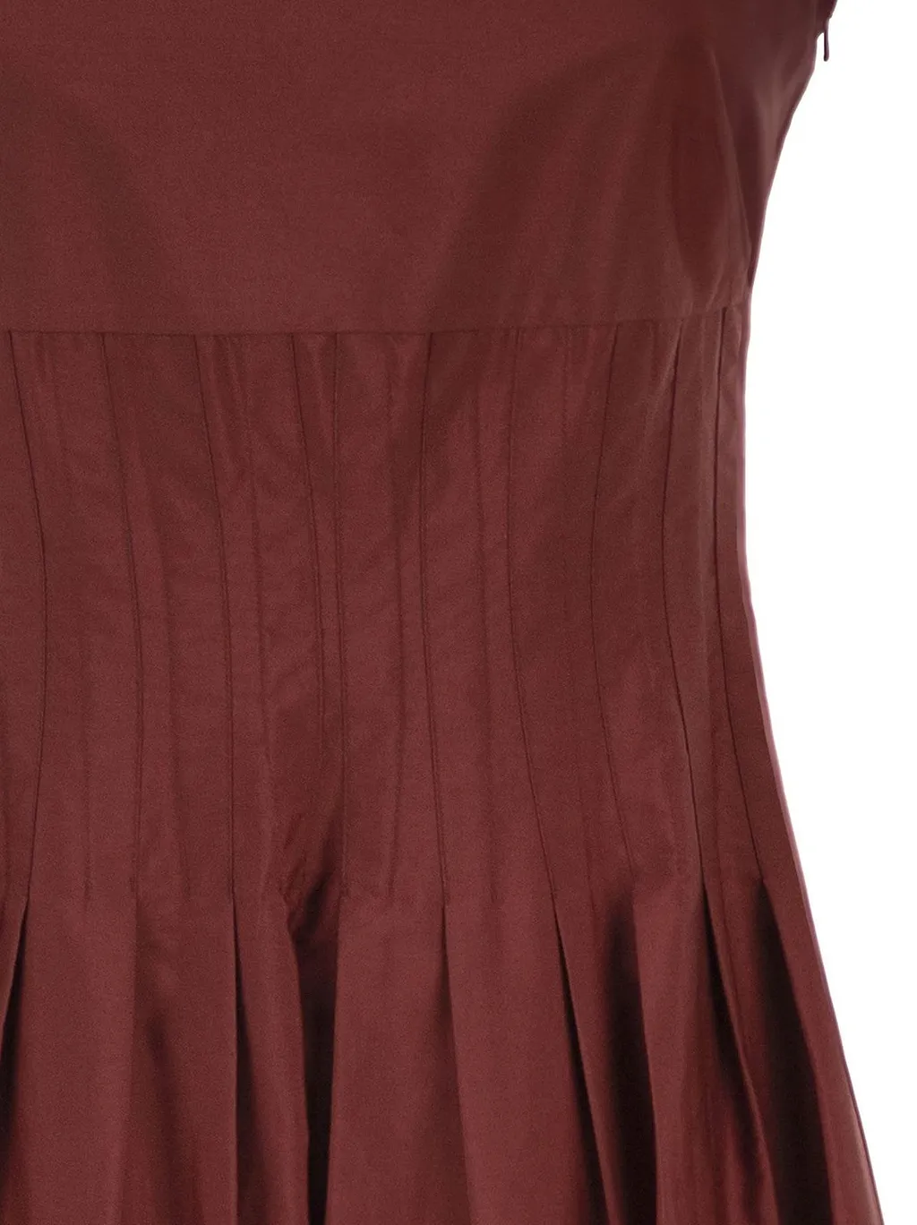 Max Mara Studio Feltre Structured Bodice Midi Dress