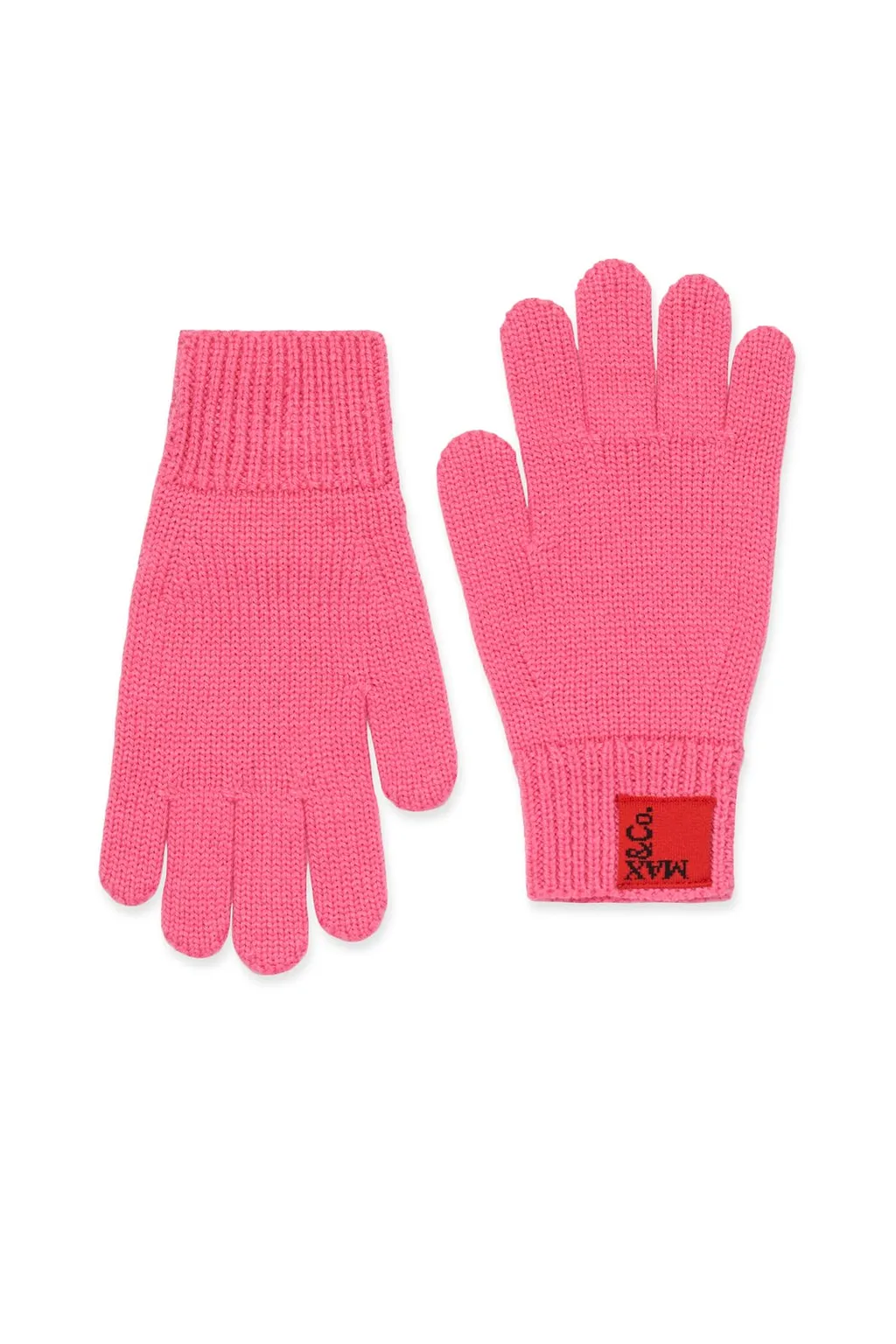 Max&Co. Kids Logo Patch Knitted Gloves
