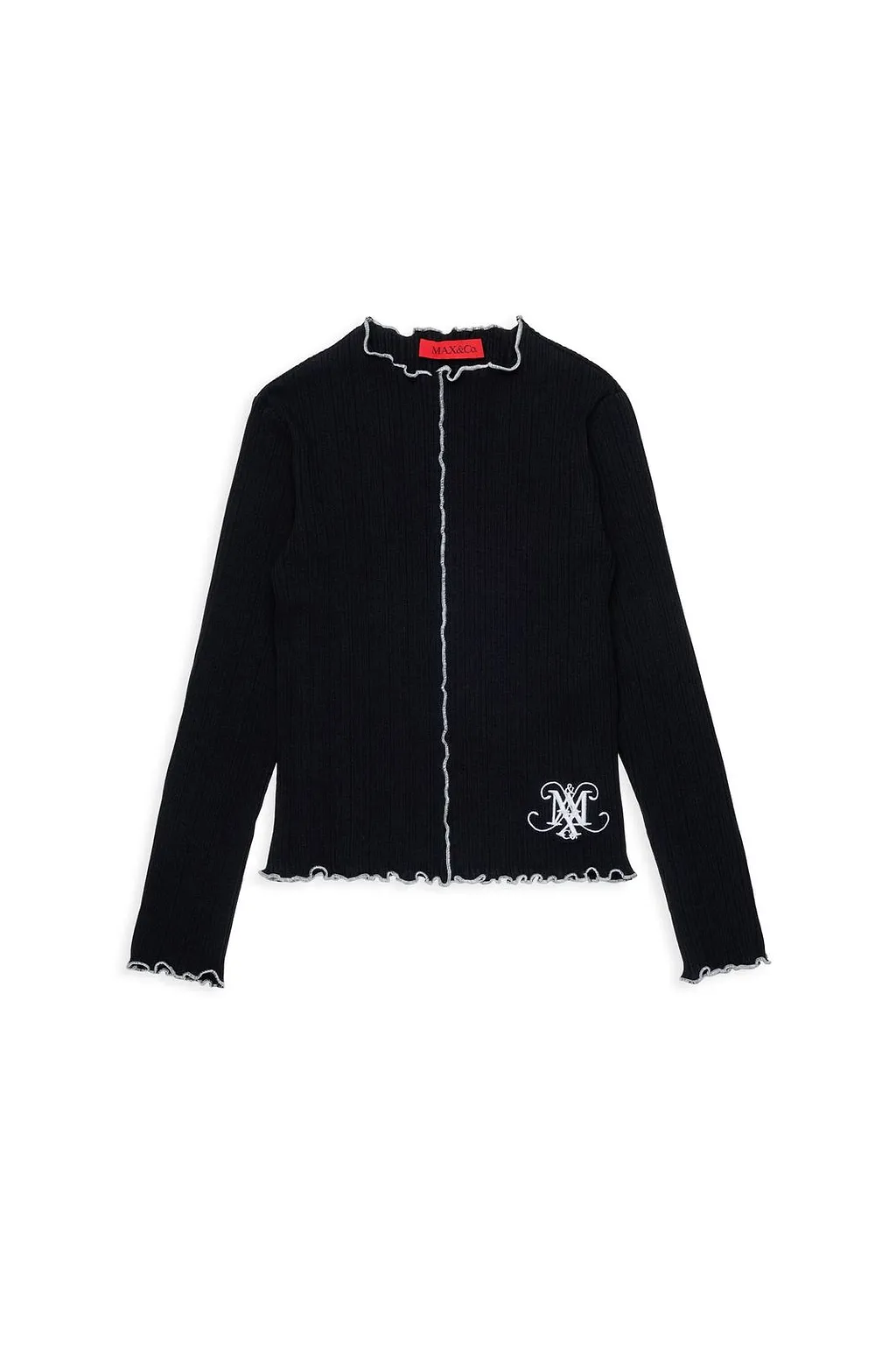 Maxt 45 Lettuce-Edge Ribbed Top