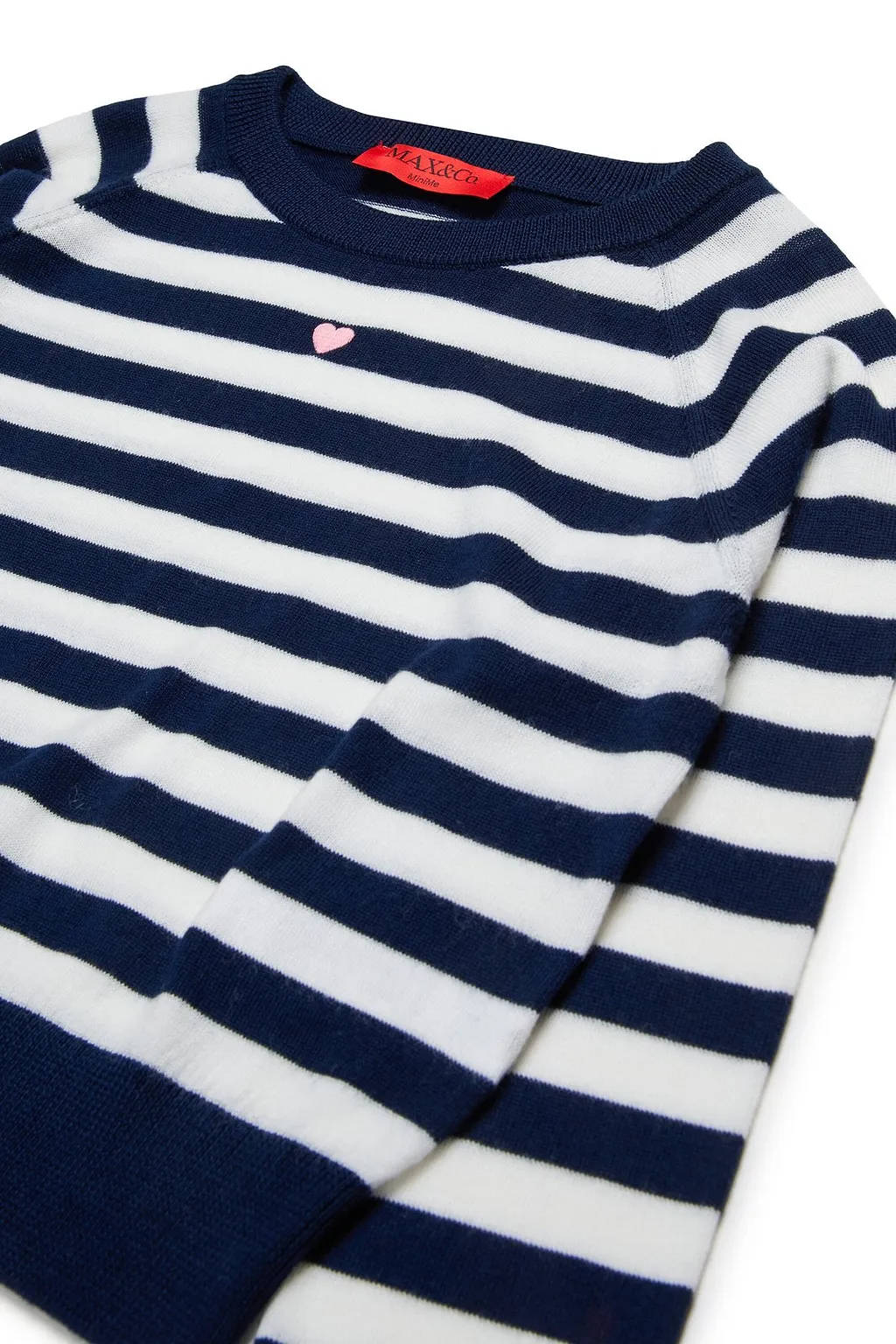 Max&Co. Kids Striped Crewneck Knitted Jumper