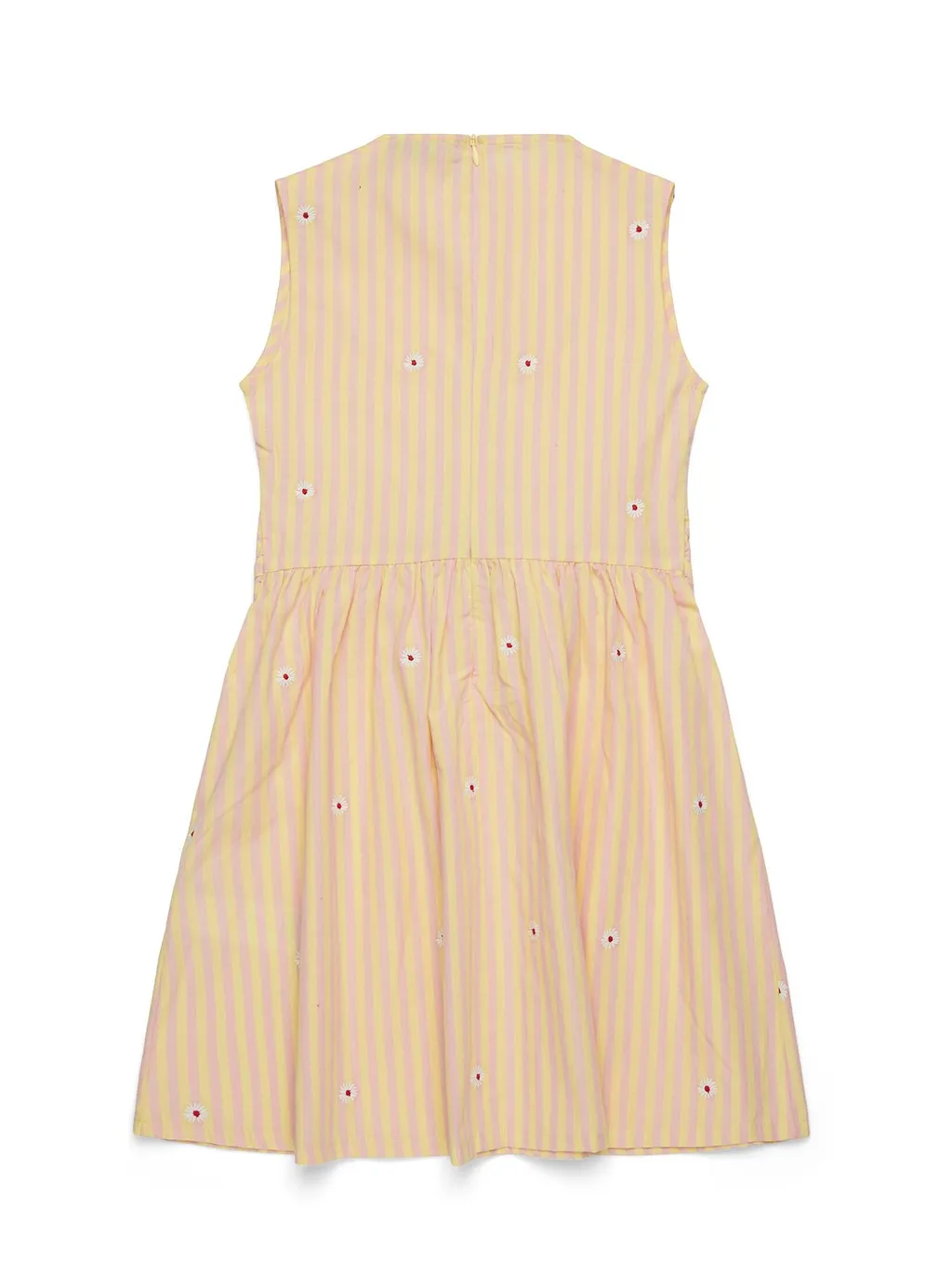 Max&Co. Kids Striped Crewneck Sleeveless Dress