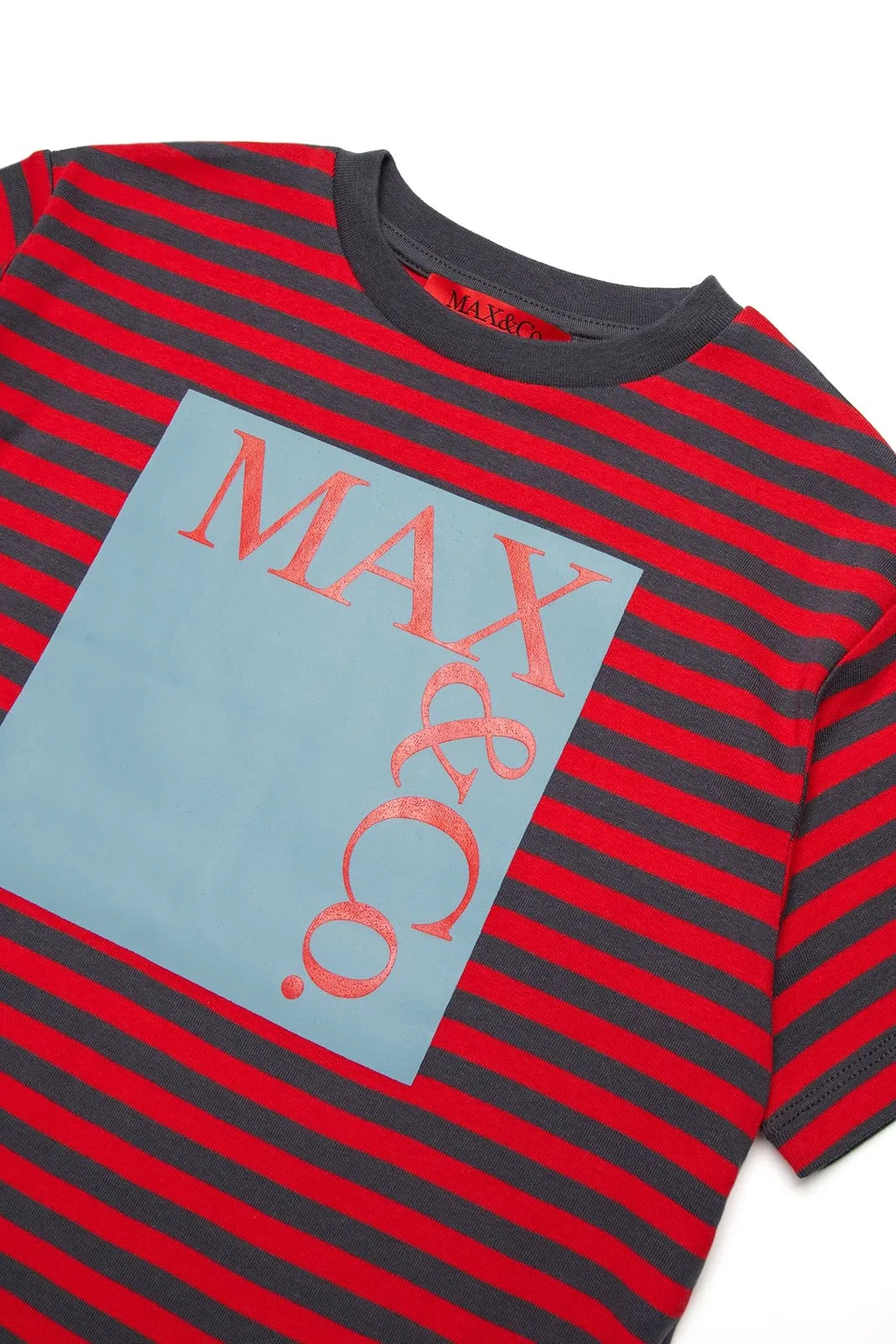 Max&Co. Kids Striped Crewneck T-Shirt