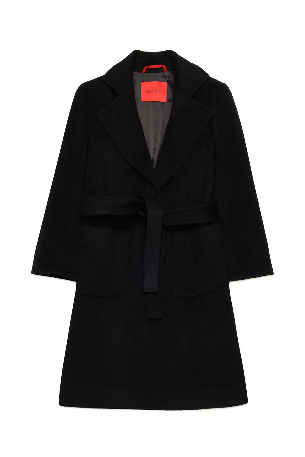 Tied-Waist Long Coat