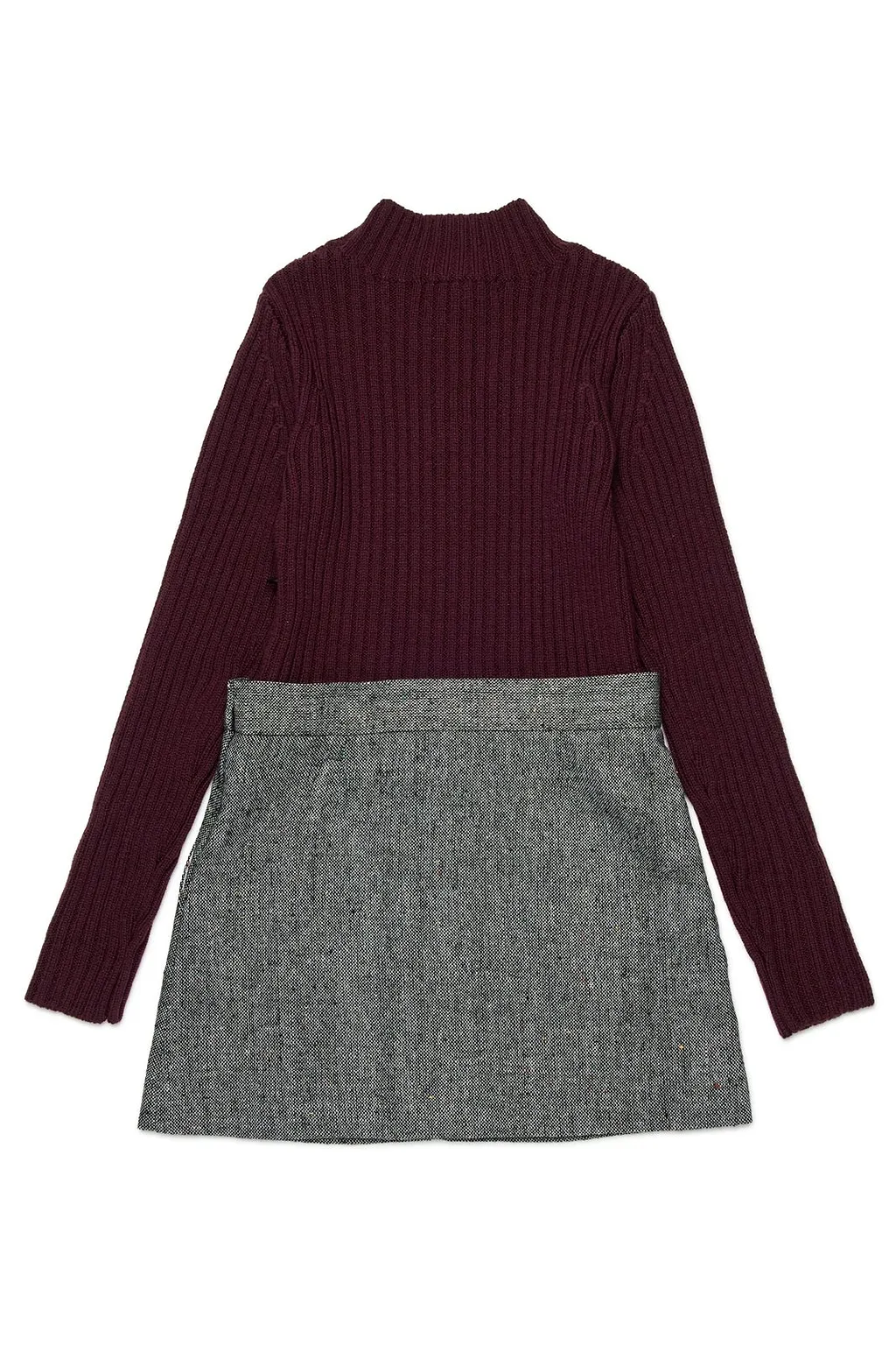 Max&Co. Kids Two-Tone Knitted Dress