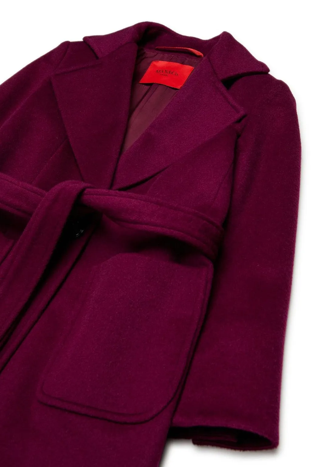 Max&Co. Kids Tied-Waist Long Coat