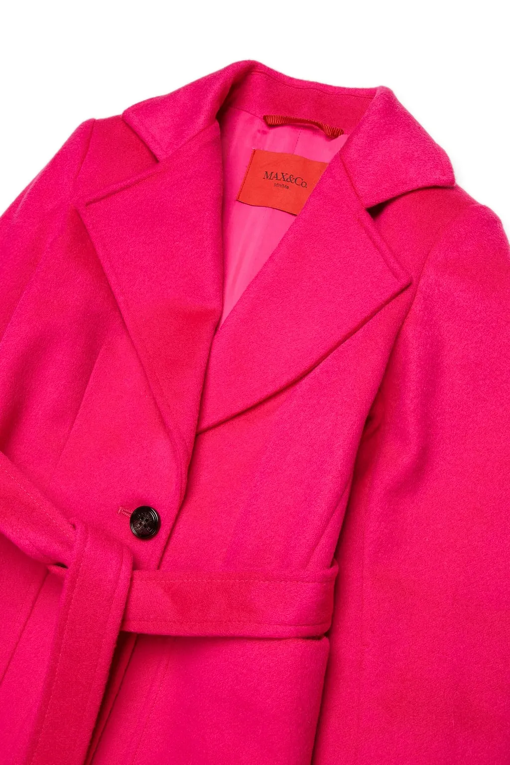 Max&Co. Kids Tied-Waist Long Coat