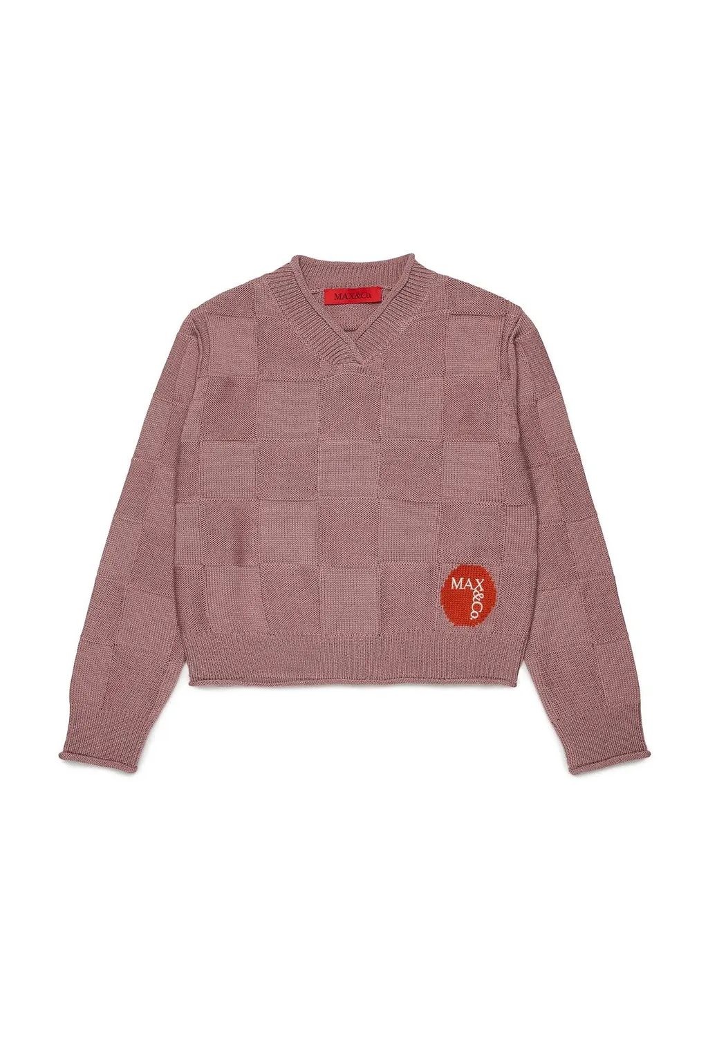 V-Neck Knitted Jumper