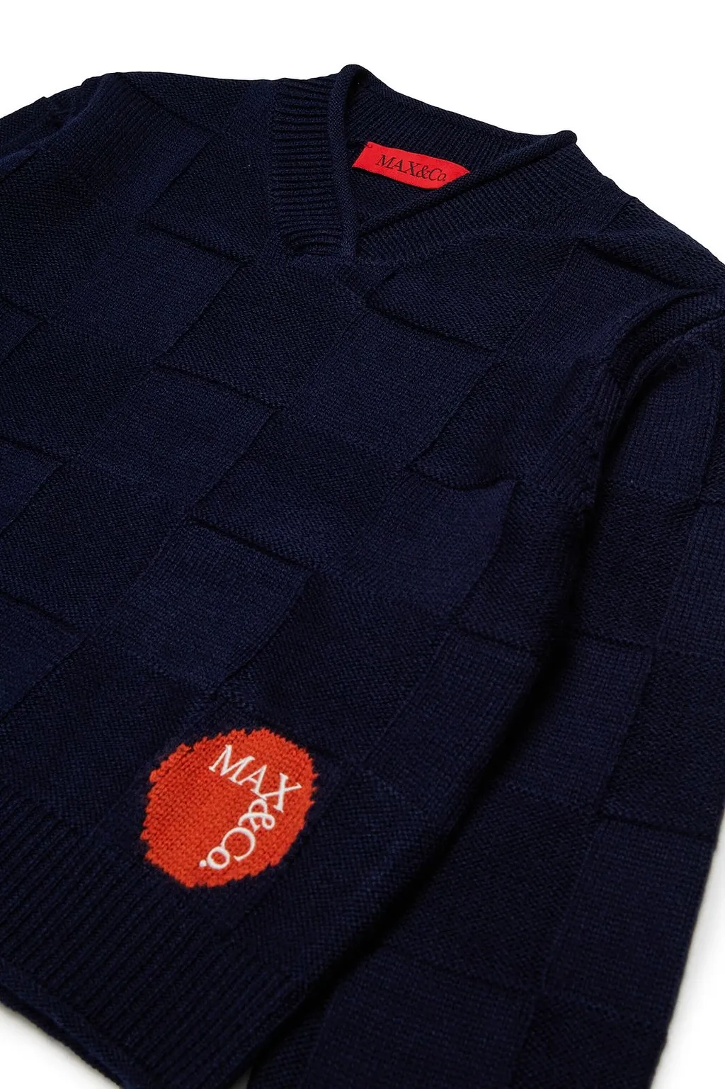 Max&Co. Kids V-Neck Knitted Jumper