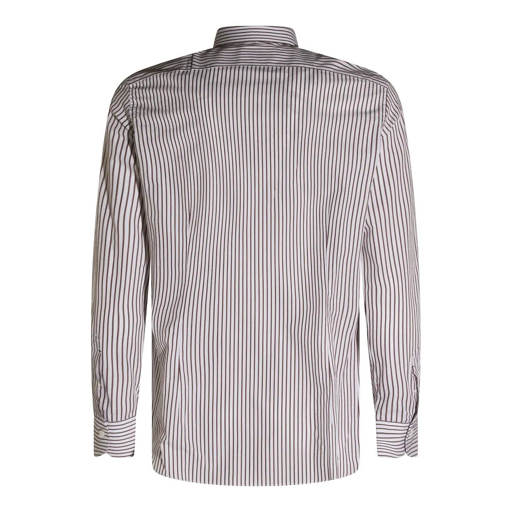 Mazzarelli Striped Long-Sleeve Shirt
