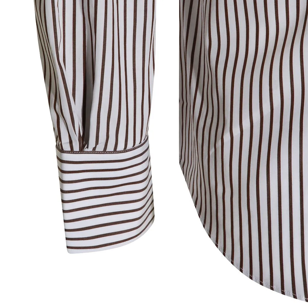 Mazzarelli Striped Long-Sleeve Shirt