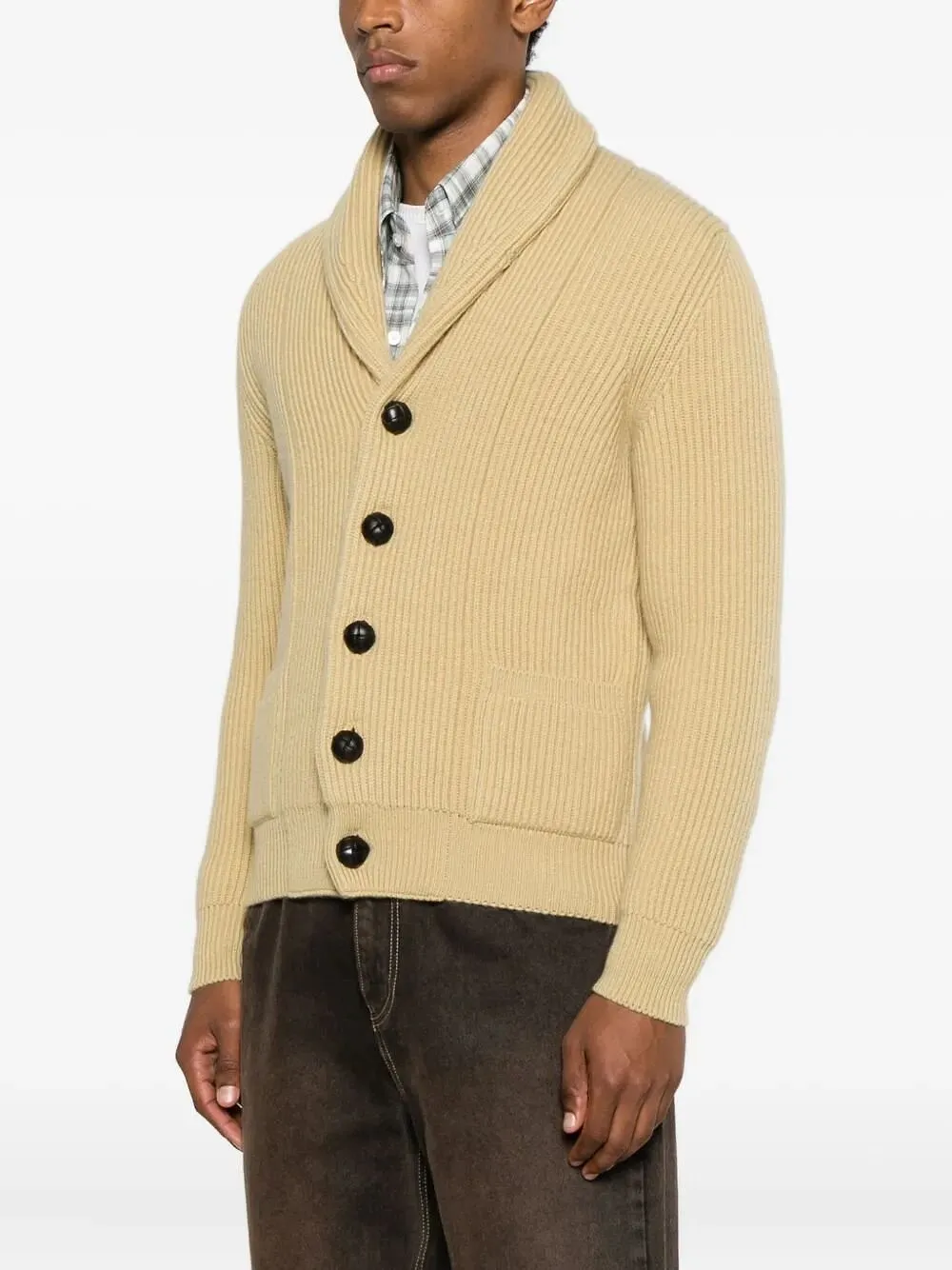 Mc George Shawl-Collar Knitted Cardigan