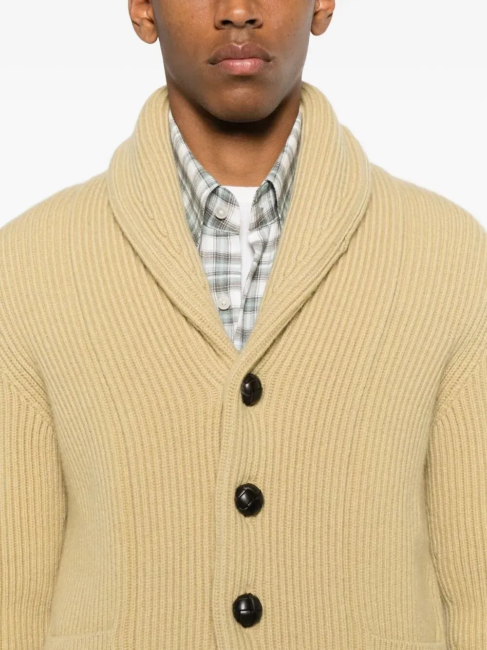 Mc George Shawl-Collar Knitted Cardigan
