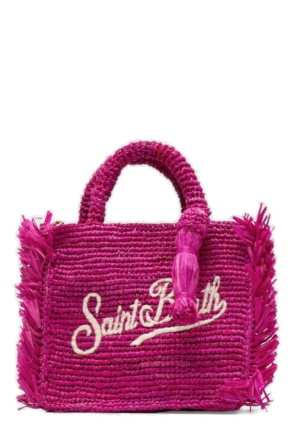 Mc2 Saint Barth Vanity Fringed Mini Tote Bag
