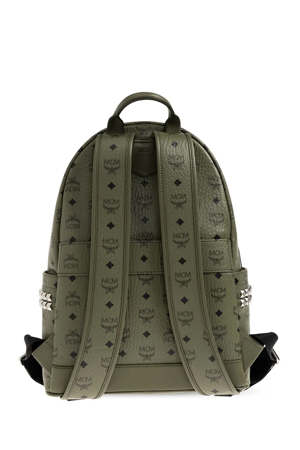 Mcm Allover Logo Printed Backpack