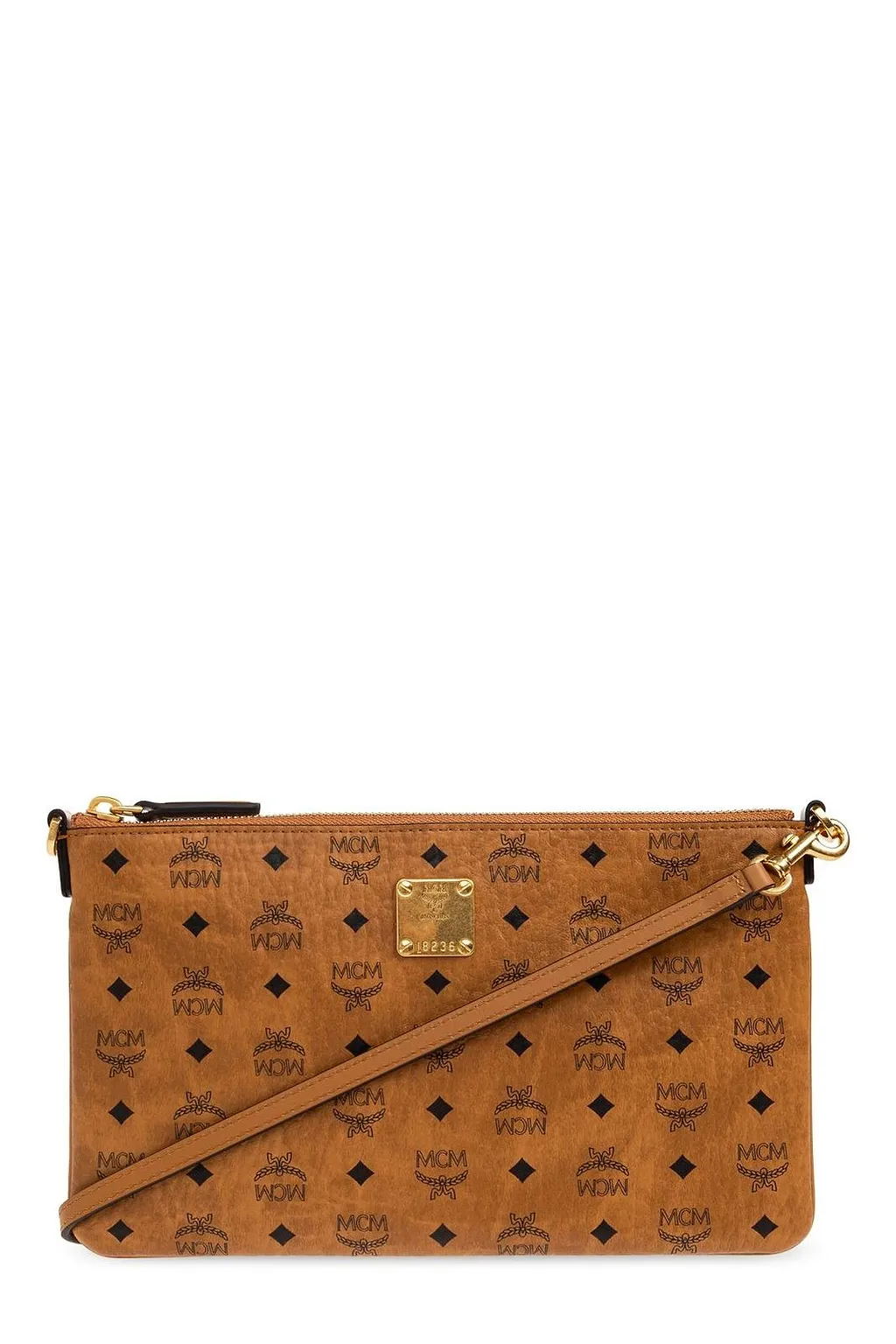 Mcm Aren Monogram Mini Shoulder Bag