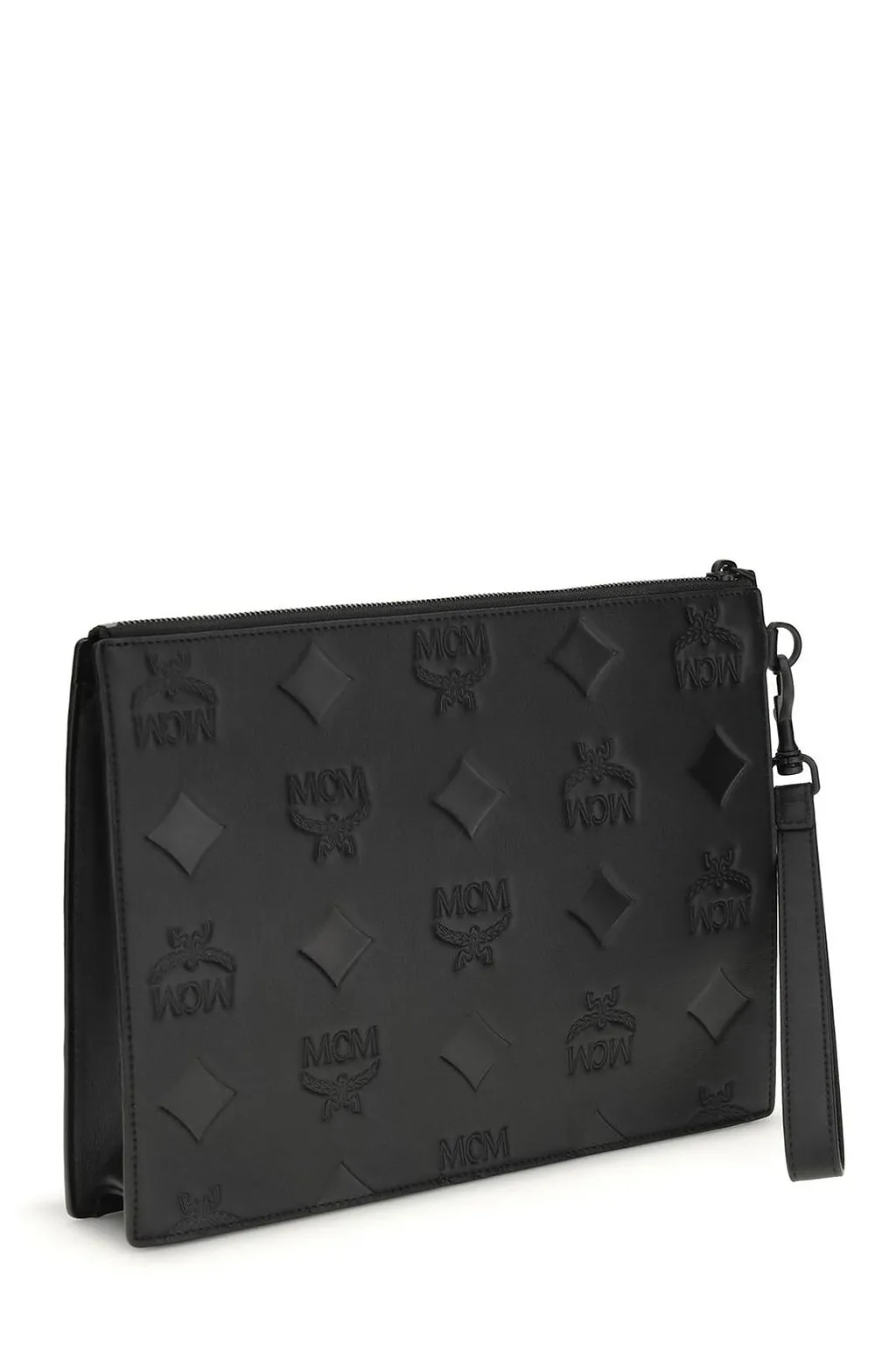 Mcm Aren Wristlet Zipped Pouch