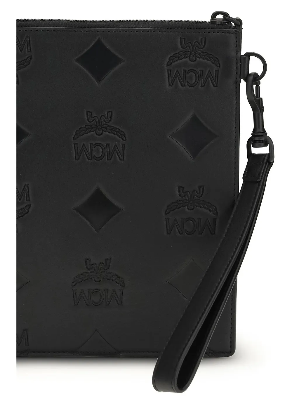 Mcm Aren Wristlet Zipped Pouch