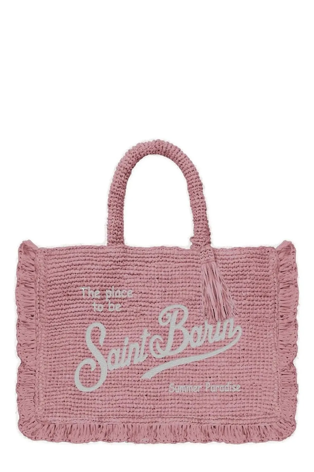 Mc2 Saint Barth Ruffled-Trim Tote Bag