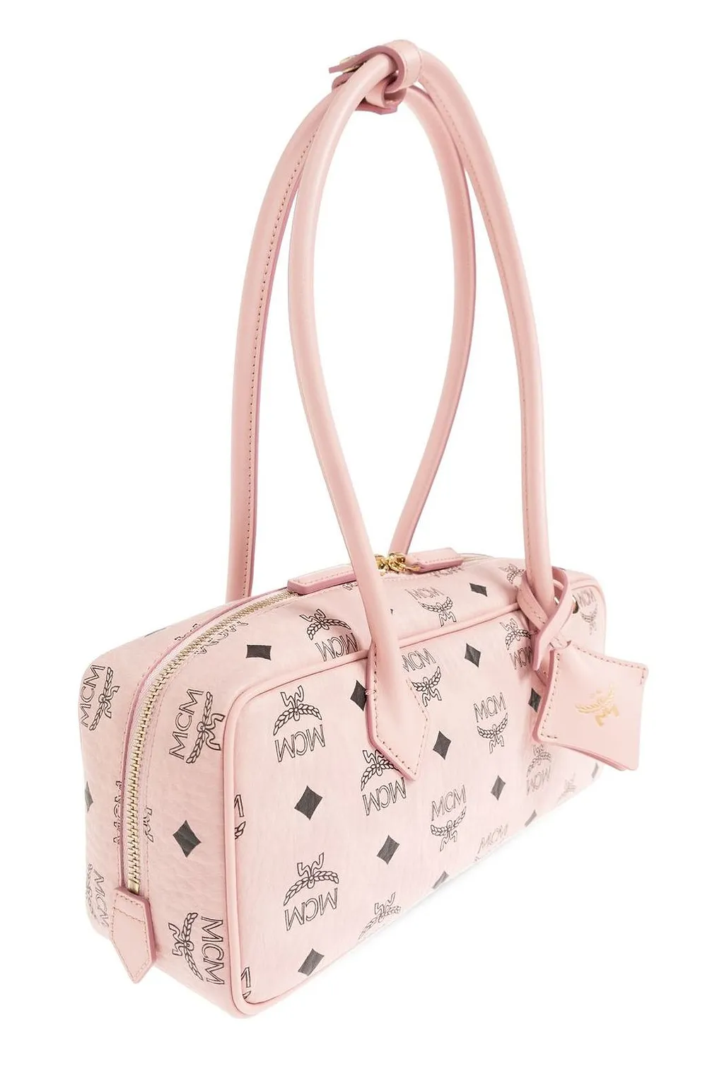 Mcm Aren Zip-Up Bag